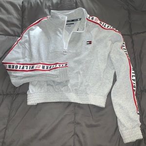 Cropped ‘Tommy Hilfiger’ crew neck